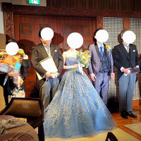 最後に新郎新婦とそのご両親が並んでいます。