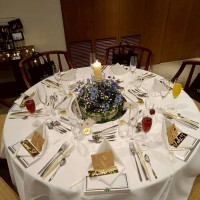 披露宴のセッティング