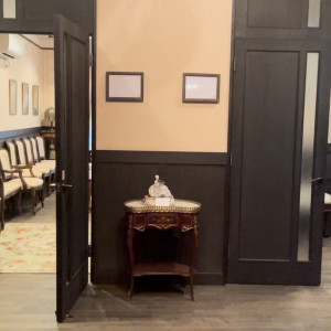 右側：新郎親族控え室　左側：新婦親族控え室|736792さんのロックハート城ウエディングの写真(2369272)