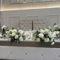 下見に行った際の高砂の装花