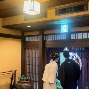 披露宴前に写真撮影したときの様子です|736907さんの名古屋 河文の写真(2443354)