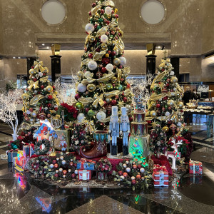 クリスマスの時期なのでロビー飾りが綺麗でした。|736912さんのホテルニューオータニ幕張の写真(2366379)