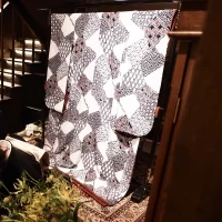 新婦さんが着ていた着物をかけていたの素敵でした