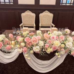 メインテーブル装花|737059さんの神戸セントモルガン教会の写真(2367218)