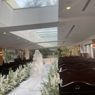 自然豊かな開放感溢れる挙式場