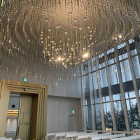 高級感のあるシャンデリア