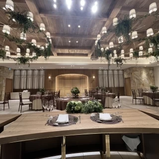 披露宴会場です