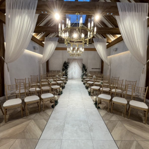 ナチュラル可愛いチャペルでした。天窓があります。|737225さんのTHE TRES TOKONAME(ザ・トレス 常滑)の写真(2541352)