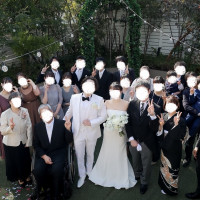 屋上のガーデンでは集合写真が撮れるほどの広さがあります。