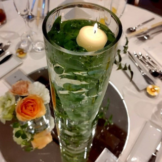 会場草花
キャンドルを使用しました