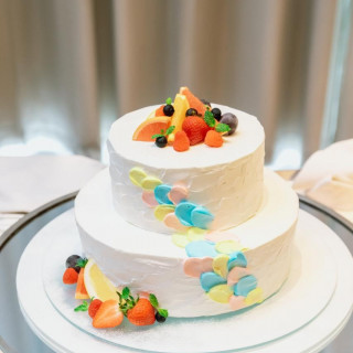 実際にパテシエさんと打ち合わせをして理想通りに仕上がりました