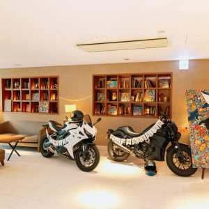 ウェルカムスペース等自分達の好きなように飾れました|737301さんのIRIS WATER TERRACE AYAMEIKE（イリスウォーターテラスあやめ池）の写真(2571050)