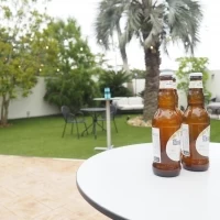 ガーデンでアルコールやおつまみをいただく時間も作れるそうです