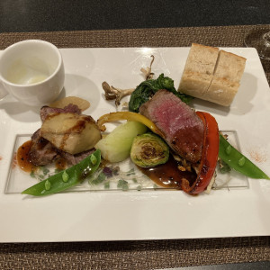 試食の写真です。|737437さんのアーヴェリール迎賓館（姫路）/テイクアンドギヴ・ニーズウェディングの写真(2412434)
