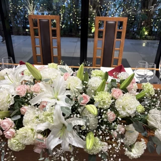 お花も綺麗でした。