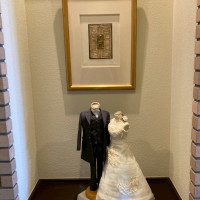 新郎深部のミニチュアが飾ってありました。