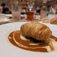 1番お気に入り、パイで包まれたヒラメの料理