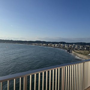 挙式会場からの景色|737755さんのTHE HARBOR TERRACE(ザ ハーバー テラス)の写真(2524488)