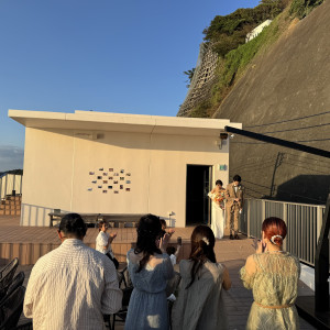 挙式退場です|737755さんのTHE HARBOR TERRACE(ザ ハーバー テラス)の写真(2524491)