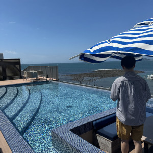 屋上のプール|737756さんのTHE HARBOR TERRACE（ザ ハーバー テラス）の写真(2530078)