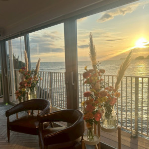 夕焼けの時間帯|737756さんのTHE HARBOR TERRACE（ザ ハーバー テラス）の写真(2529592)