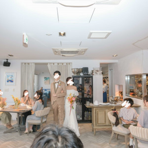 ゲストとの距離が近い|737756さんのTHE HARBOR TERRACE（ザ ハーバー テラス）の写真(2529606)