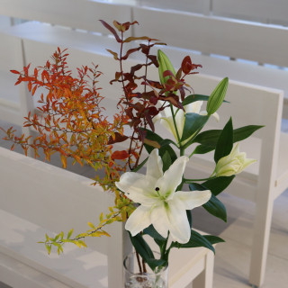 チャペルのお花