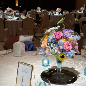 ゲストテーブル装花|737885さんのグランドプリンスホテル高輪 貴賓館の写真(2485718)