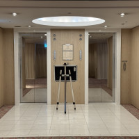 婚礼フロア用のエレベーターが別であります