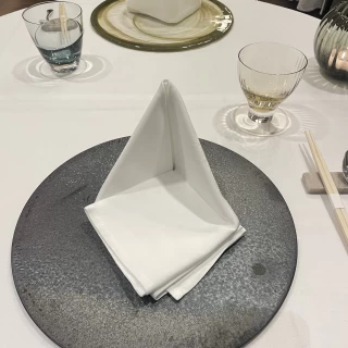 試食の際のテーブル