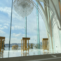 誓いのキスでフェザーが降ってきます