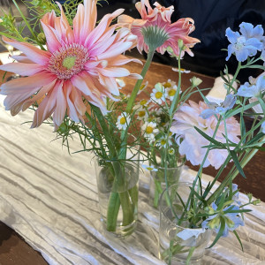 テーブルフラワー|737924さんのTHE KINTAN WEDDING(ザ キンタン ウエディング)の写真(2572476)