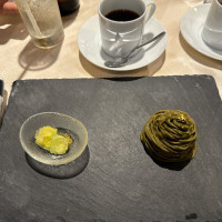 デザートの抹茶モンブランは絶品！
