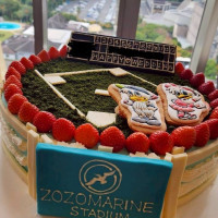 オーダーしたウエディングケーキ