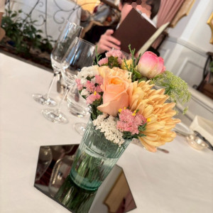 ゲストテーブル装花|738139さんのグランドプリンスホテル高輪 貴賓館の写真(2629470)