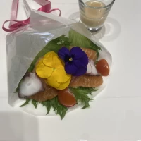 ハーフコース(前菜)
見た目が可愛かったです。