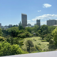 披露宴会場（ガーデンテラス）からの景色