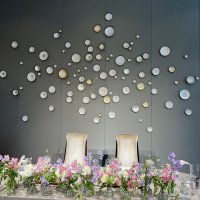 壁の装飾が可愛らしさを演出します