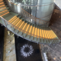 シンボルでもある階段です