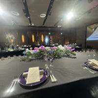 新郎新婦テーブルから見た会場
