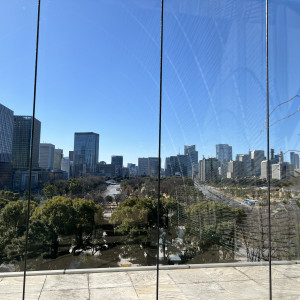 チャペル正面の窓からの景色|738250さんのパレスホテル東京(PALACE HOTEL TOKYO)の写真(2583820)