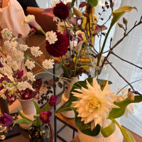 ニュアンスでお花の雰囲気を伝えたが好みの色合いで嬉しかった