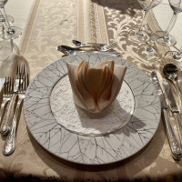 テーブルセットの様子。