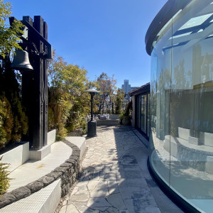 フラーシャワーや集合写真の撮影が可能|738295さんのルシェルブラン表参道の写真(2561327)