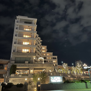 ホテルの外観です。夜の景色も綺麗でした。|738319さんのホテル ラ・スイート神戸ハーバーランドの写真(2375738)