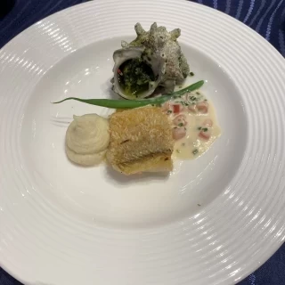 魚料理です。