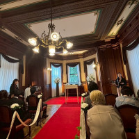 挙式会場：錦鶏
