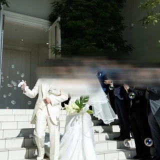 チャペルの裏側から出れる外の踊り場