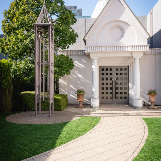 ホテルなのにガーデン演出ができ、無事バブルシャワーできました