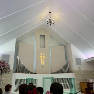 チャペルの中|738428さんのラヴィール岡山の写真(2608233)